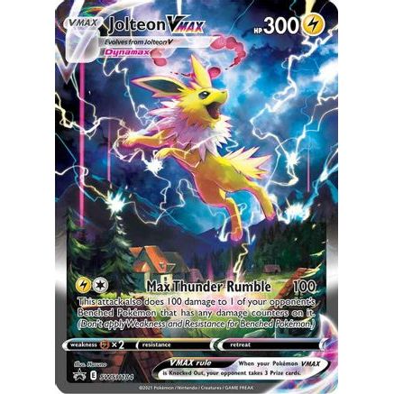 Jolteon VMAX - SWSH184 SWSH184/307 - SWSH Sword & Shield Promo Cards Holofoil