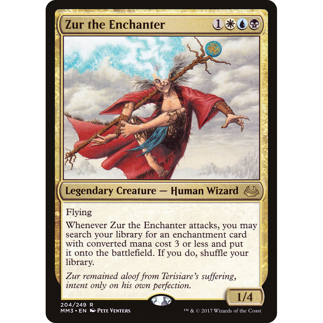 Zur the Enchanter (MM3-204) - Modern Masters 2017 Foil