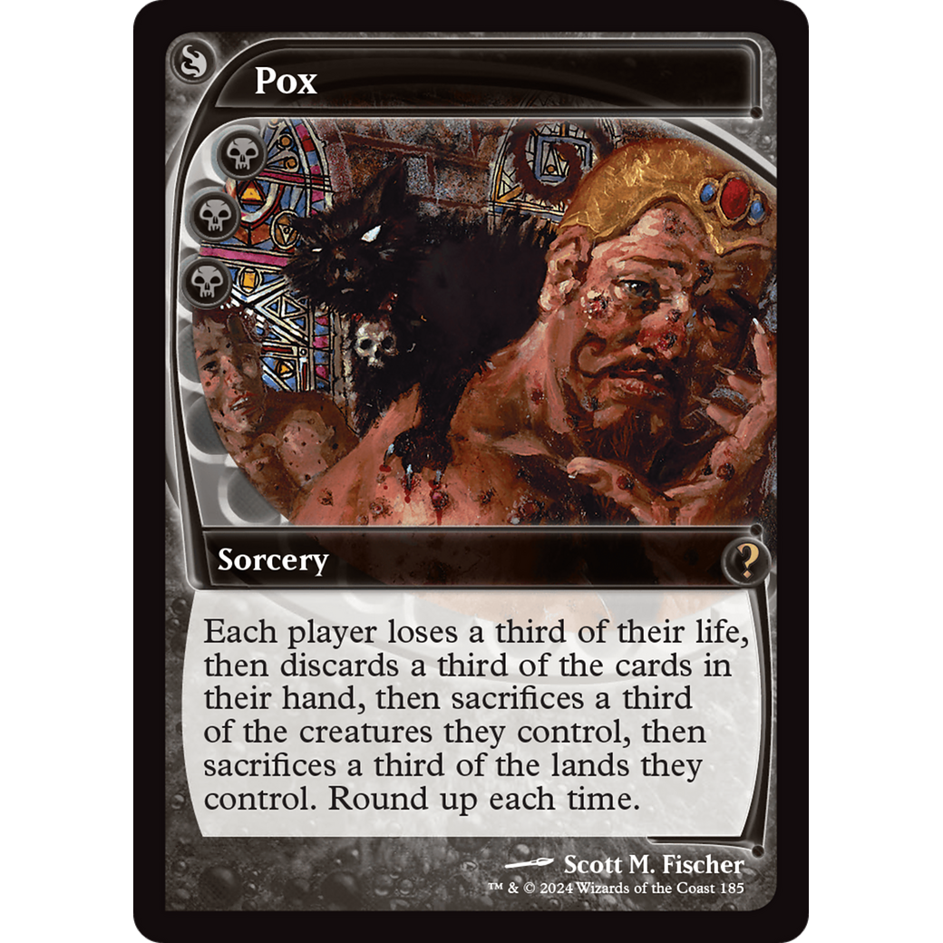 Pox (Future Sight) (MB2-185) - Mystery Booster 2 Foil