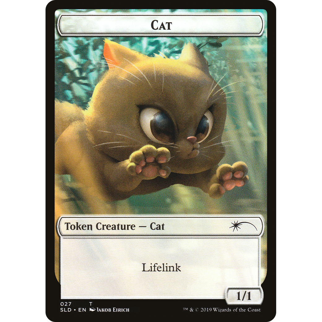 Cat (027) // Cat (028) Double-sided Token (SLD-27 // 28) - Secret Lair Drop
