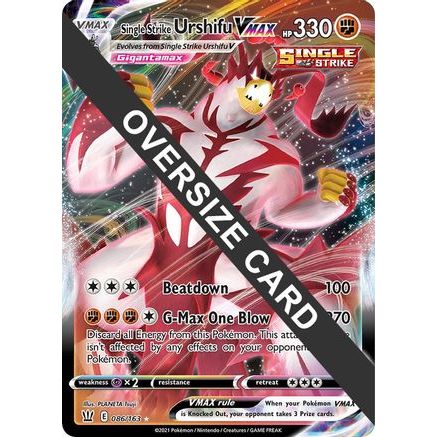 Single Strike Urshifu VMAX - 086/163 86 - Jumbo Cards Holofoil