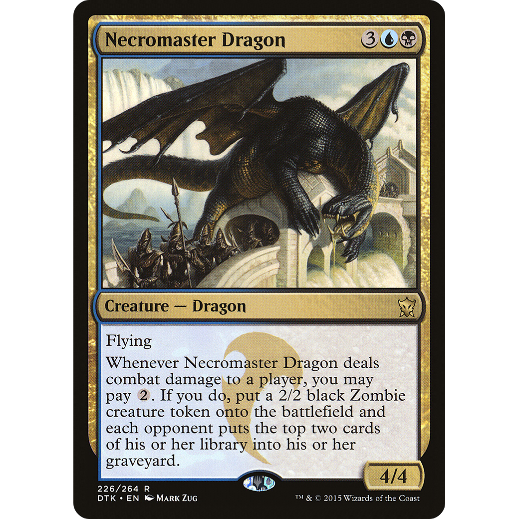 Necromaster Dragon (DTK-226) - Dragons of Tarkir Foil