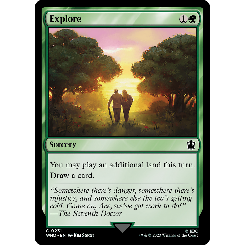 Explore (WHO-231) - Doctor Who Foil