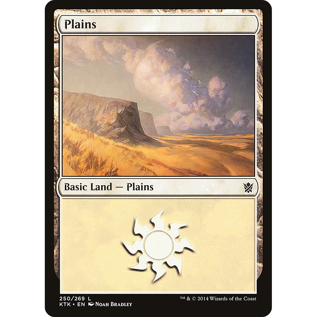 Plains (250) (KTK-250) - Khans of Tarkir Foil