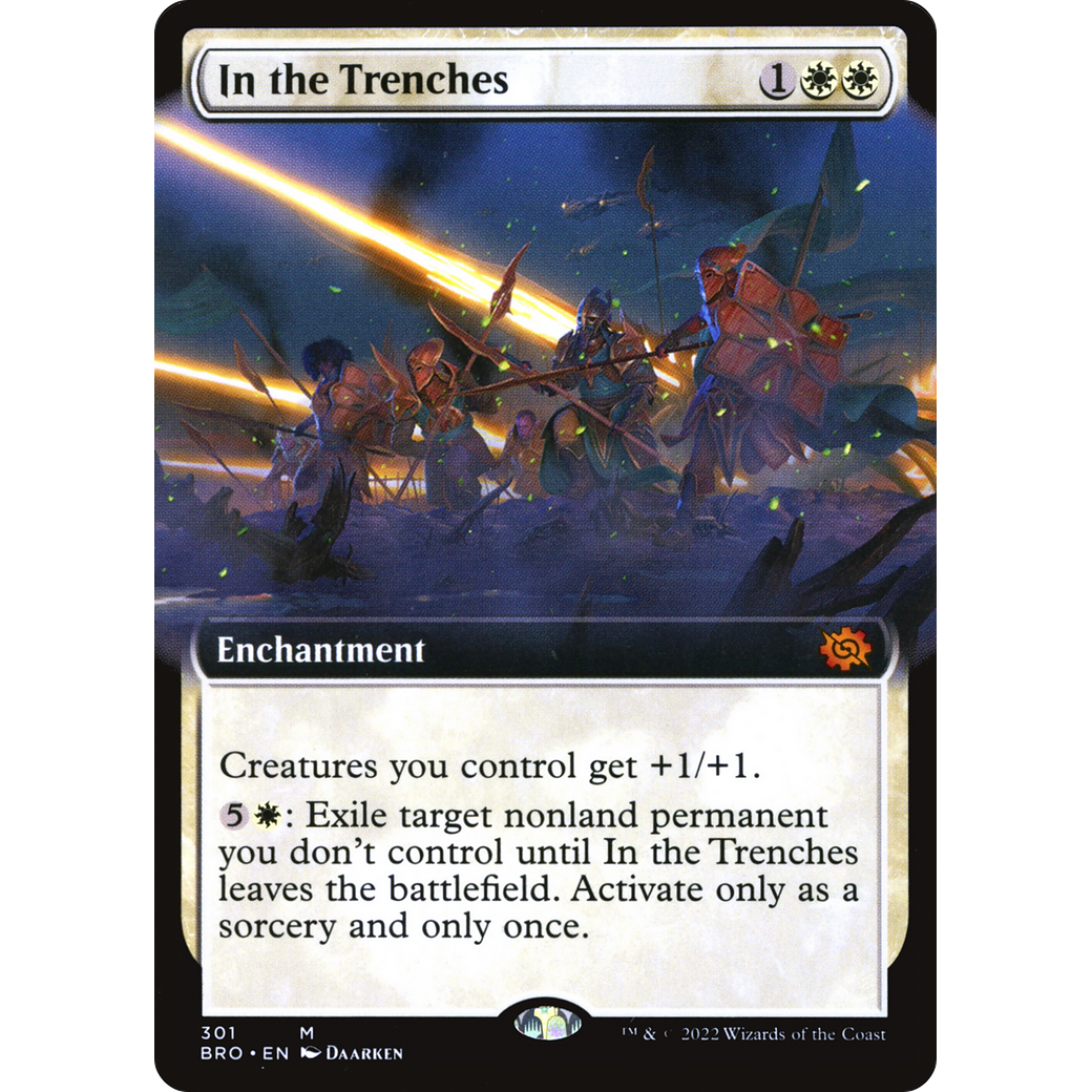 In the Trenches (Extended Art) (BRO-301) - The Brothers' War: (Extended Art)