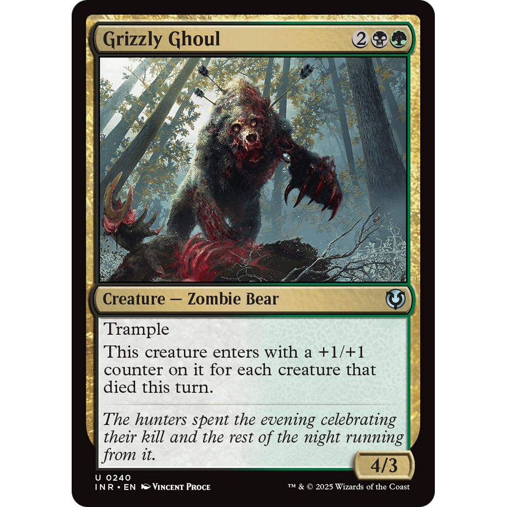 Grizzly Ghoul (INR-240) - Innistrad Remastered Foil