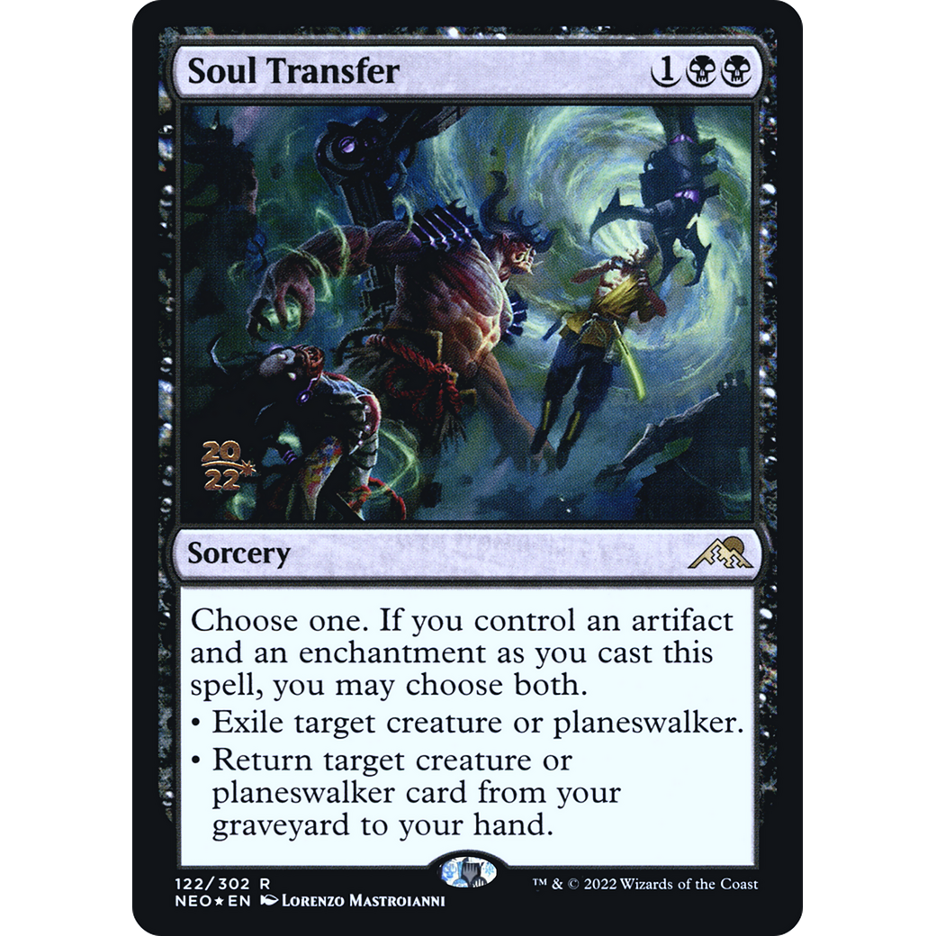 Soul Transfer (PRE-122S) - Kamigawa: Neon Dynasty Promos Foil