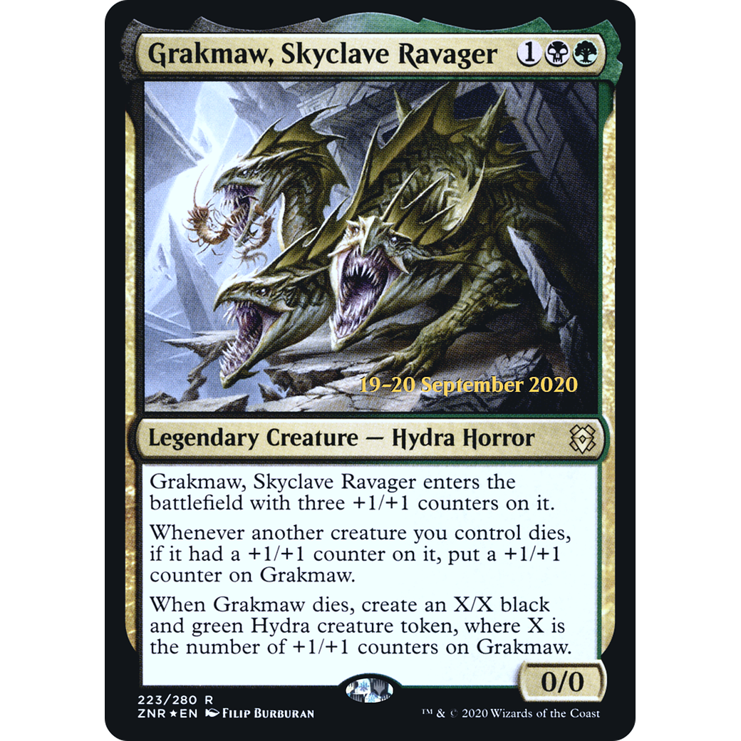 Grakmaw, Skyclave Ravager (PRE-223) - Zendikar Rising Promos Foil