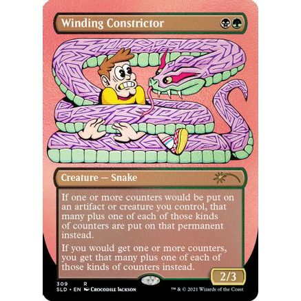 Winding Constrictor (Foil Etched) (SLD-309) - Secret Lair Drop Series Foil