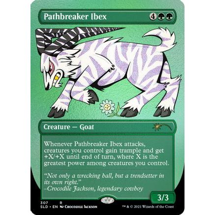 Pathbreaker Ibex (Foil Etched) (SLD-307) - Secret Lair Drop Series Foil