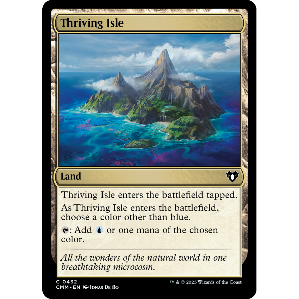 Thriving Isle (CMM-432) - Commander Masters Foil