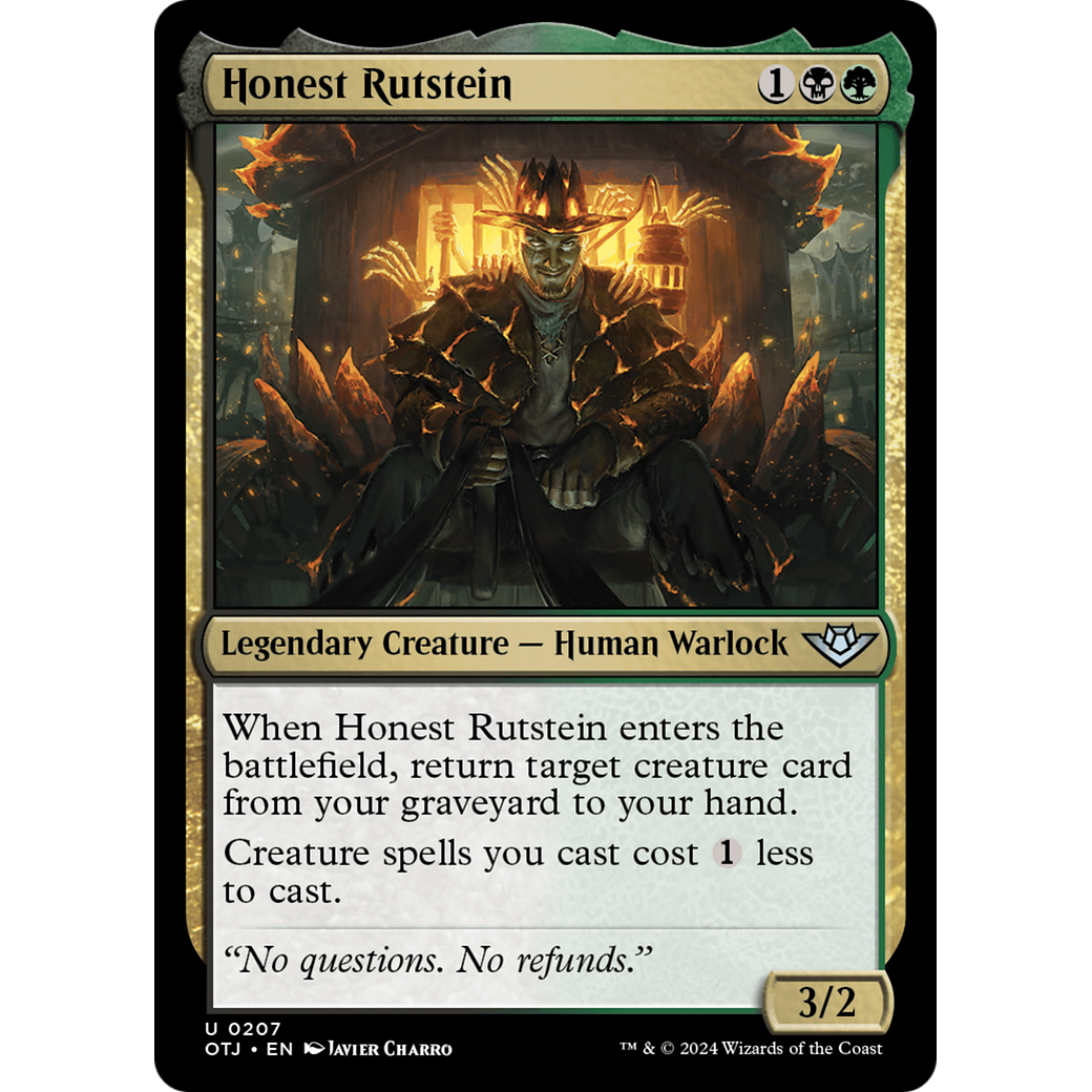 Honest Rutstein (OTJ-207) - Outlaws of Thunder Junction Foil