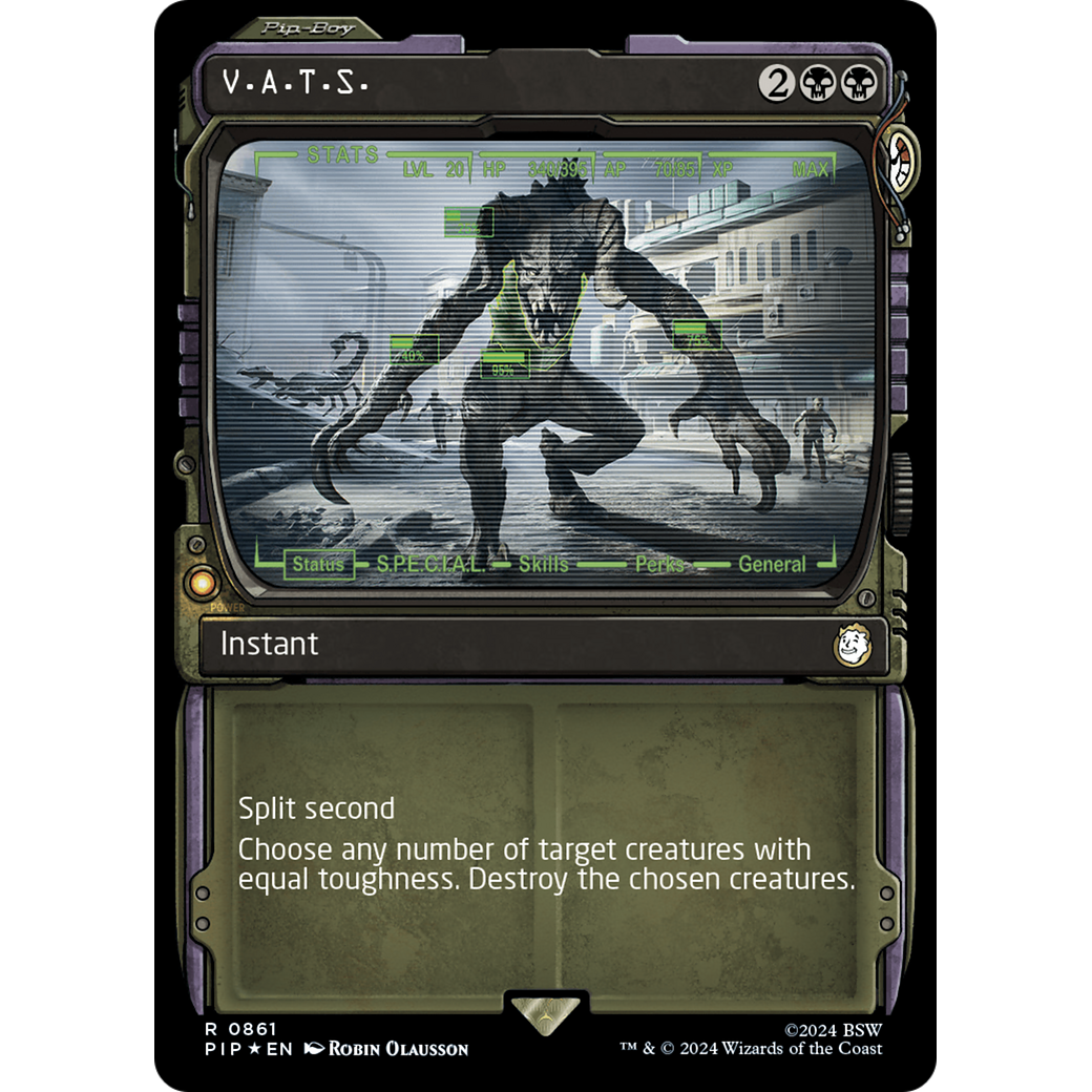 V.A.T.S. (PIP-861) - Fallout: (Showcase) Foil