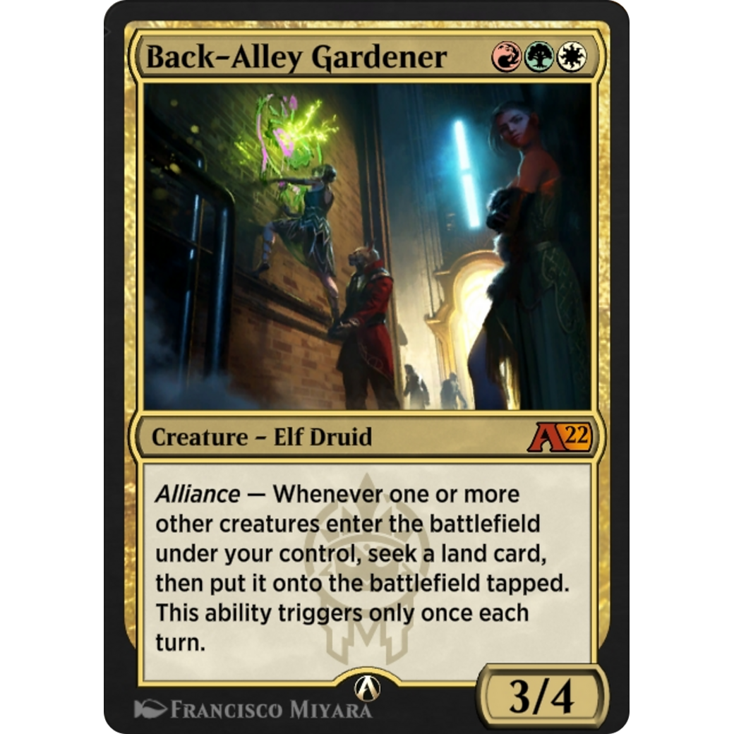 Back-Alley Gardener (YSNC-017) - Alchemy: New Capenna