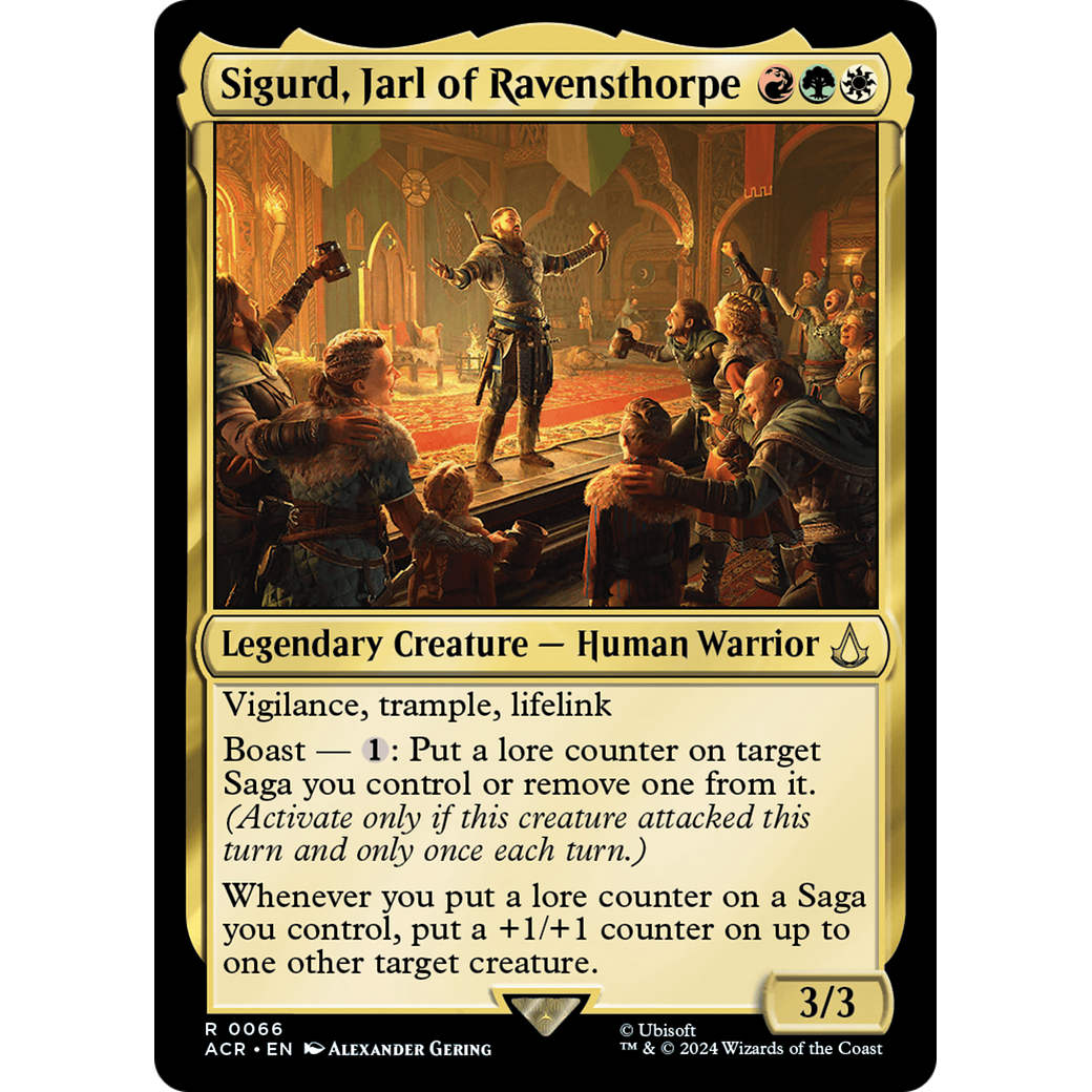 Sigurd, Jarl of Ravensthorpe (ACR-066) - Assassin's Creed Foil