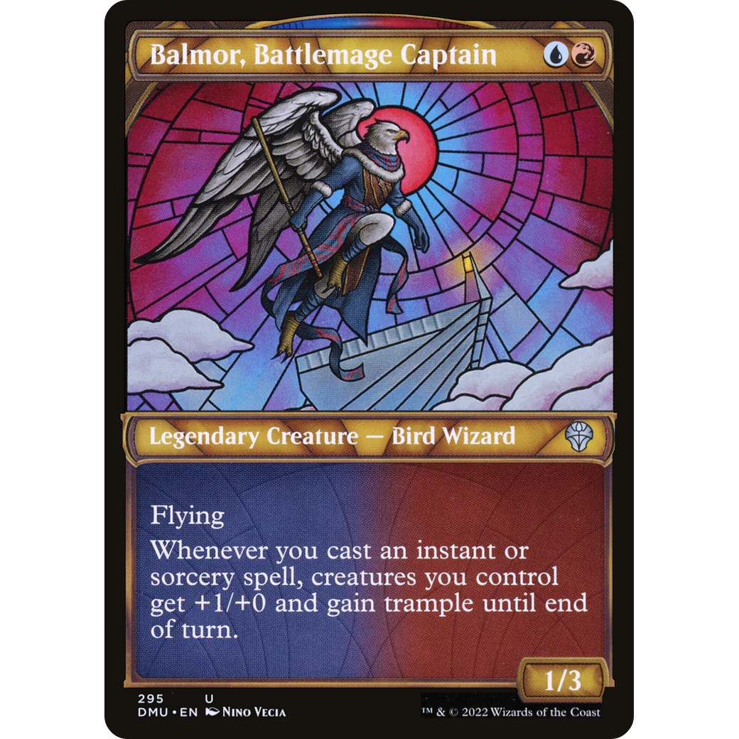 Balmor, Battlemage Captain (Showcase) (DMU-295) - Dominaria United: (Showcase) Foil