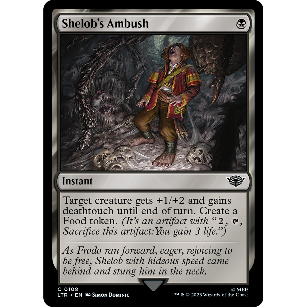 Shelob's Ambush (LTR-108) - The Lord of the Rings: Tales of Middle-earth Foil