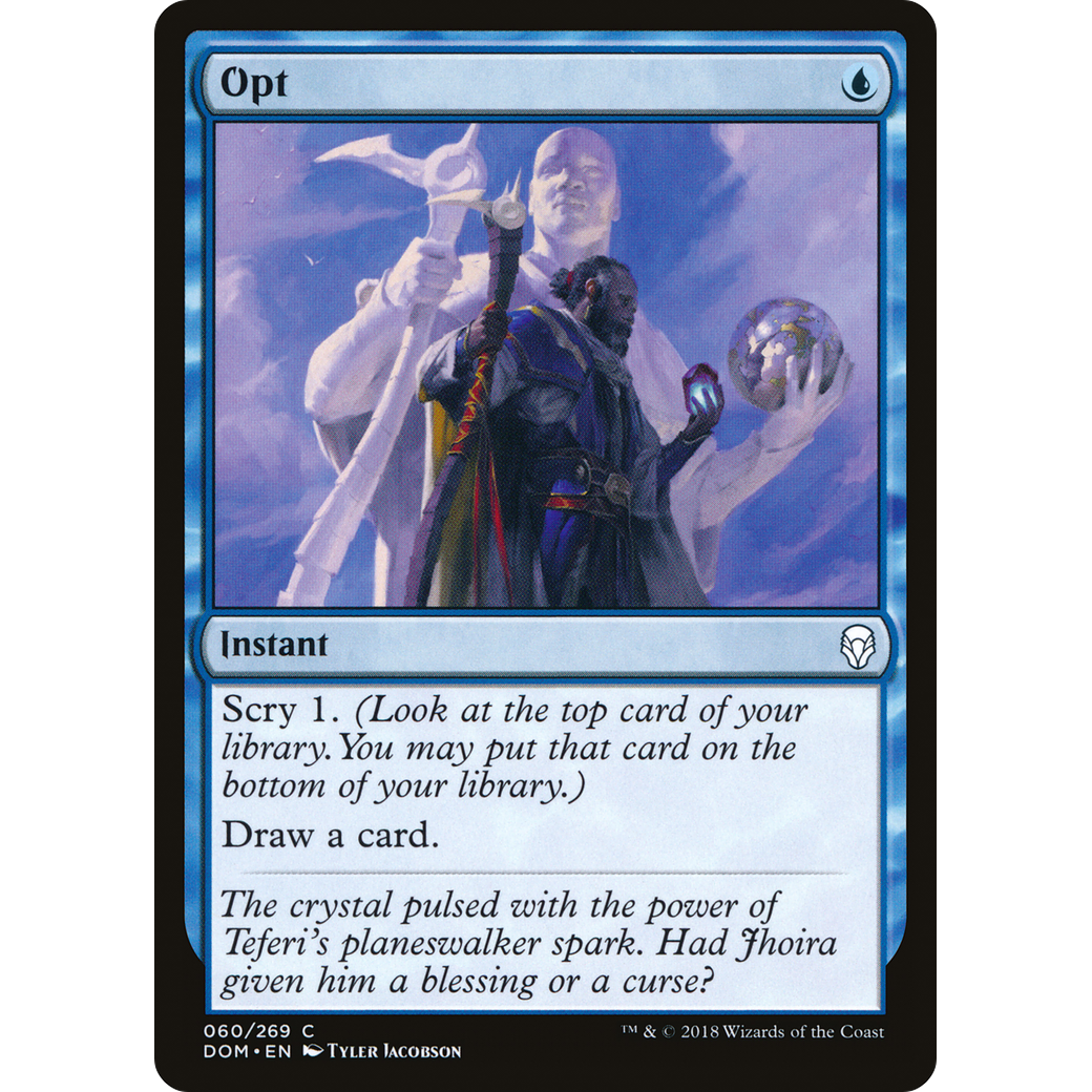 Opt (DOM-060) - Dominaria Foil