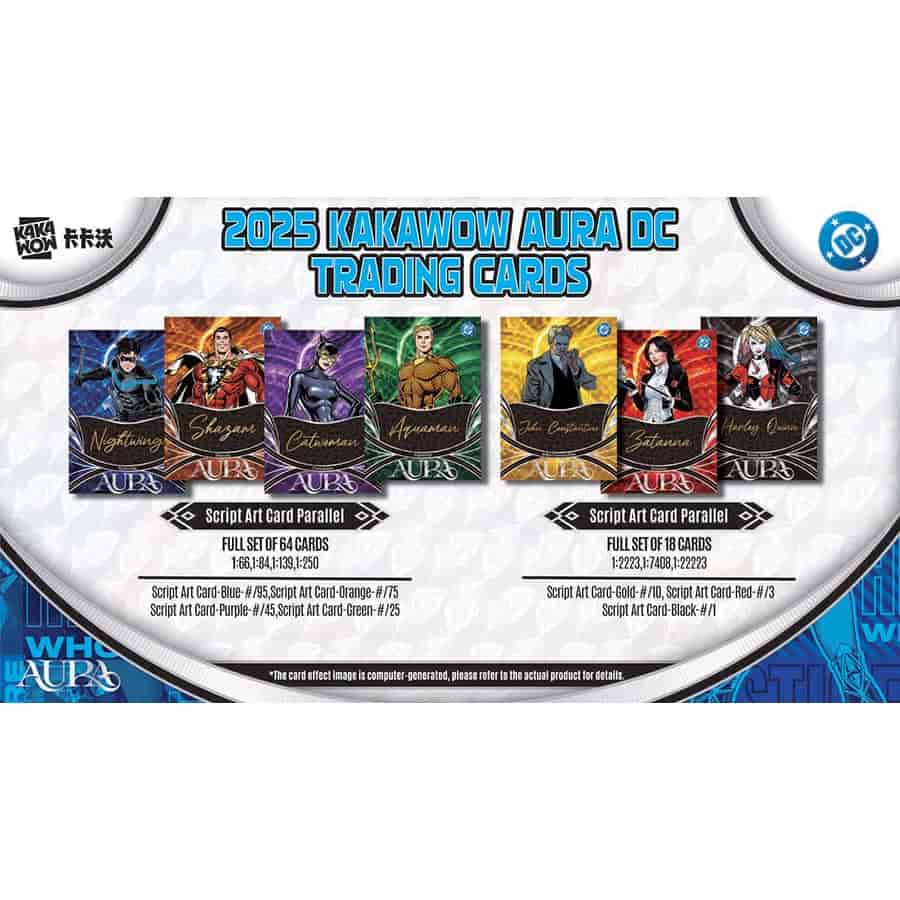 2025 Aura DC Hobby Edition Trading Cards