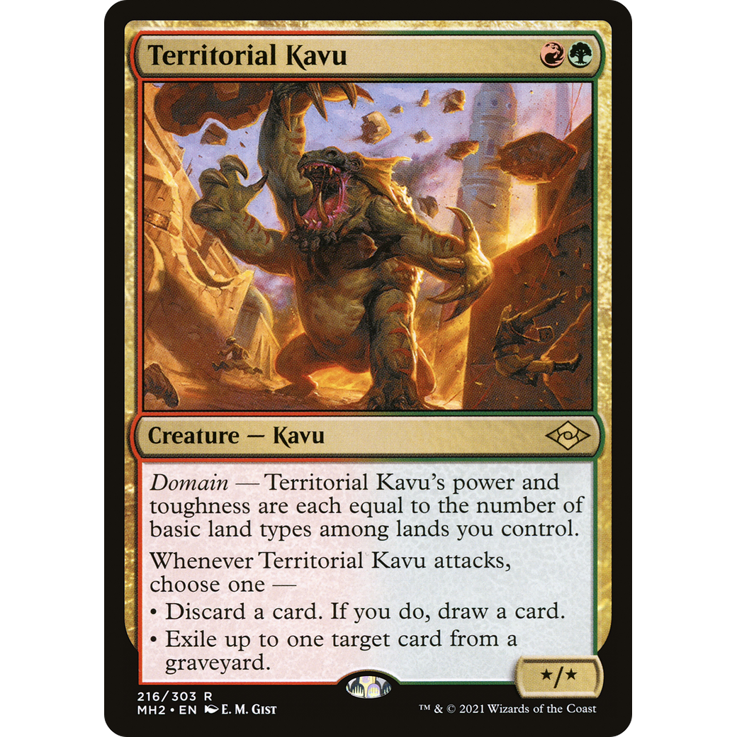 Territorial Kavu (MH2-216) - Modern Horizons 2 Foil