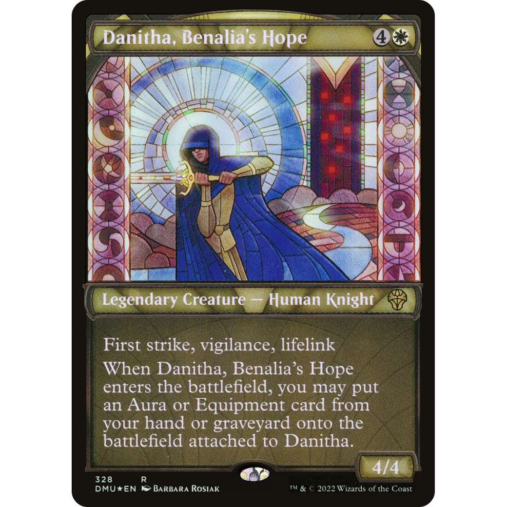 Danitha, Benalia's Hope (Textured Foil) (DMU-328) - Dominaria United: (Showcase) Foil