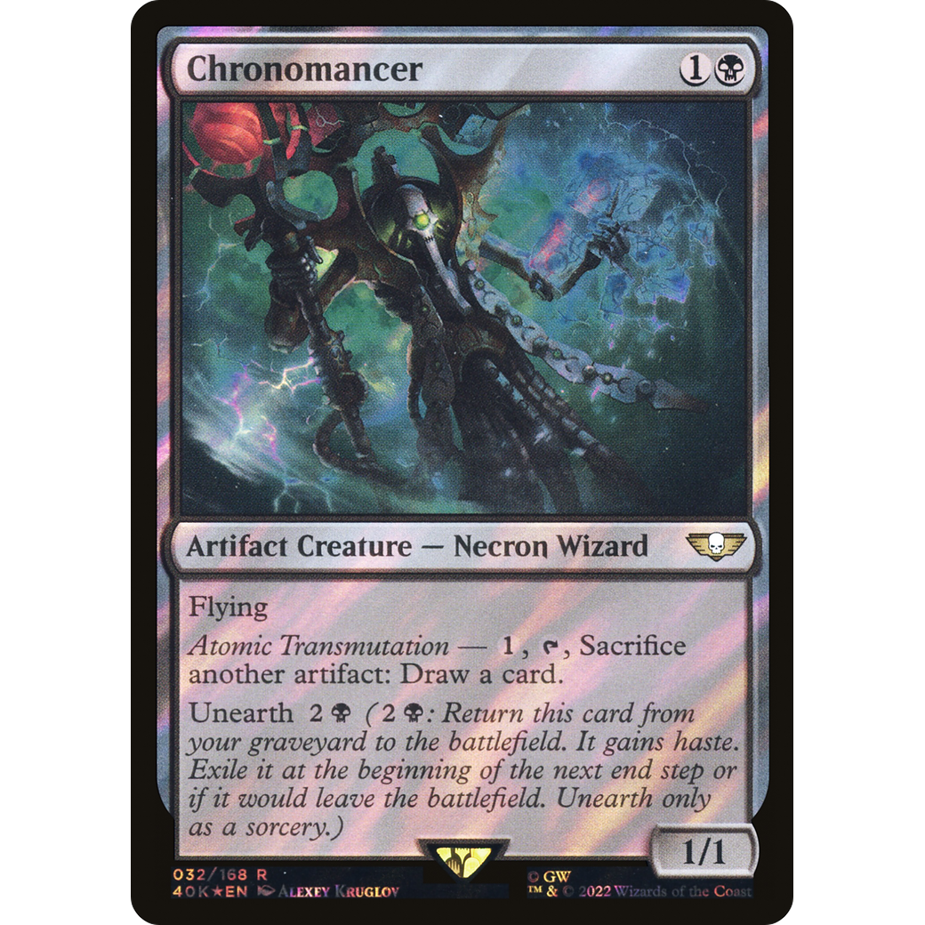 Chronomancer (40K-032) - Warhammer 40,000 Commander Foil