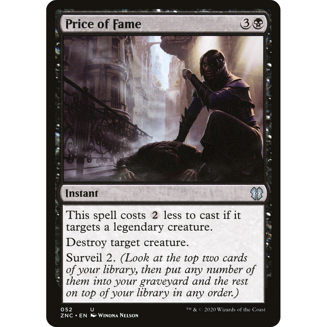 Price of Fame (ZNC-052) - Zendikar Rising Commander