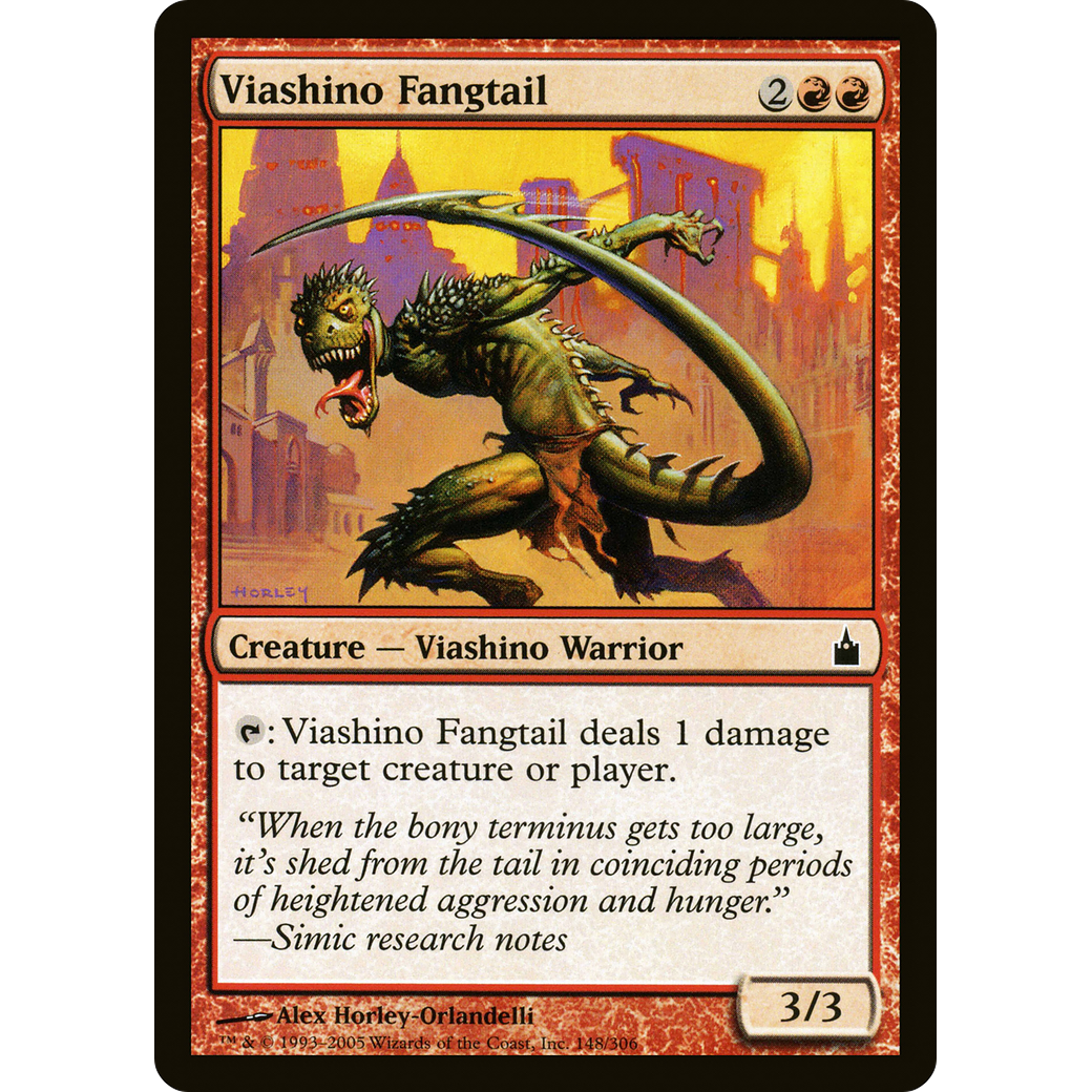 Viashino Fangtail (RAV-148) - Ravnica: City of Guilds Foil
