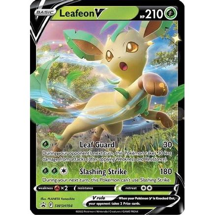 Leafeon V - SWSH194 SWSH194/307 - SWSH Sword & Shield Promo Cards Holofoil