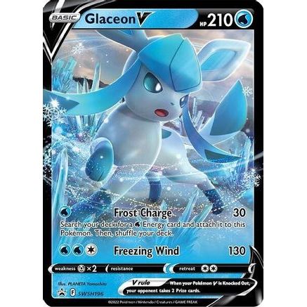 Glaceon V - SWSH196 SWSH196/307 - SWSH Sword & Shield Promo Cards Holofoil