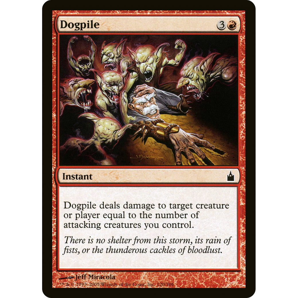 Dogpile (RAV-120) - Ravnica: City of Guilds Foil