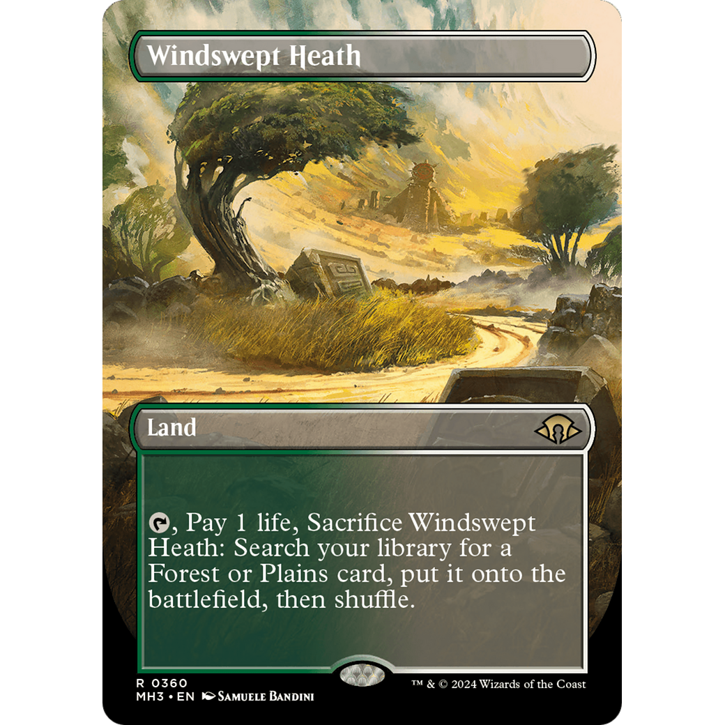 Windswept Heath (MH3-360) - Modern Horizons 3 (Borderless) Foil