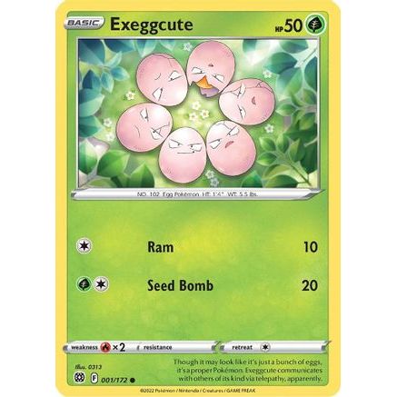 Exeggcute 1/172 - SWSH09 Brilliant Stars Reverse Holofoil