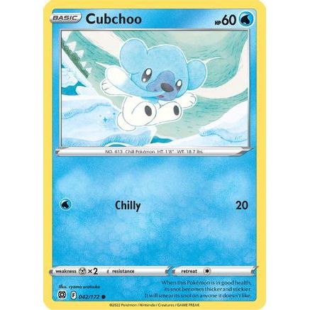 Cubchoo 42/172 - SWSH09 Brilliant Stars