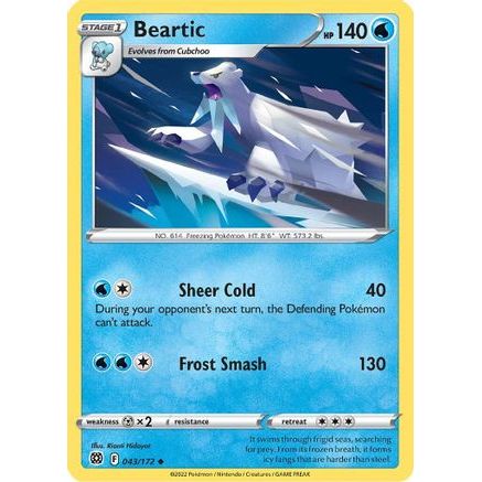 Beartic 43/172 - SWSH09 Brilliant Stars
