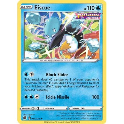 Eiscue 44/172 - SWSH09 Brilliant Stars Reverse Holofoil