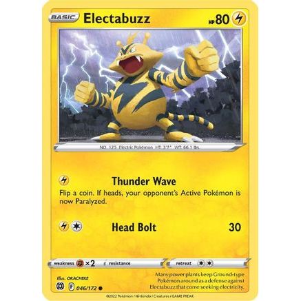 Electabuzz 46/172 - SWSH09 Brilliant Stars Reverse Holofoil