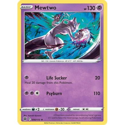 Mewtwo 56/172 - SWSH09 Brilliant Stars