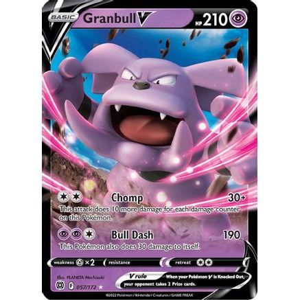 Granbull V 57/172 - SWSH09 Brilliant Stars Holofoil