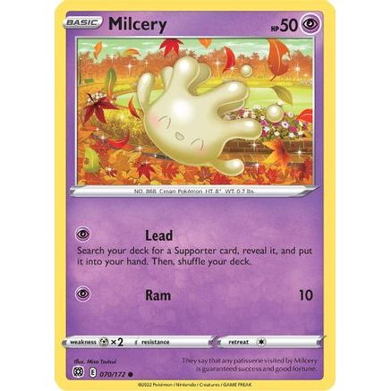 Milcery 70/172 - SWSH09 Brilliant Stars Reverse Holofoil