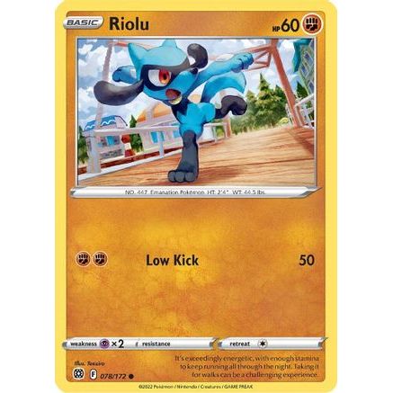 Riolu 78/172 - SWSH09 Brilliant Stars