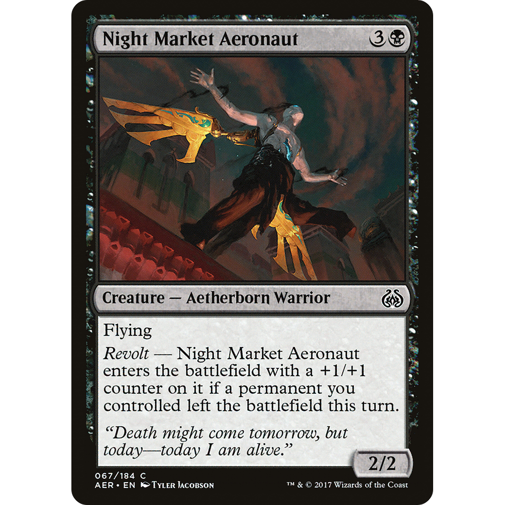 Night Market Aeronaut (AER-067) - Aether Revolt Foil