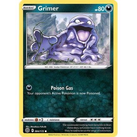Grimer 84/172 - SWSH09 Brilliant Stars