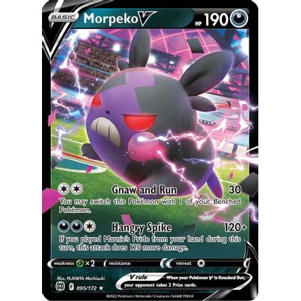 Morpeko V 95/172 - SWSH09 Brilliant Stars Holofoil