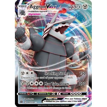 Aggron VMAX 97/172 - SWSH09 Brilliant Stars Holofoil