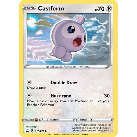 Castform 116/172 - SWSH09 Brilliant Stars