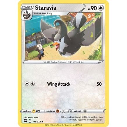 Staravia 118/172 - SWSH09 Brilliant Stars