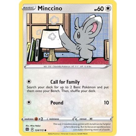 Minccino 124/172 - SWSH09 Brilliant Stars