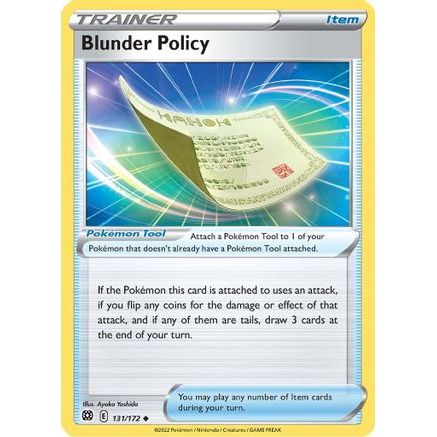 Blunder Policy 131/172 - SWSH09 Brilliant Stars