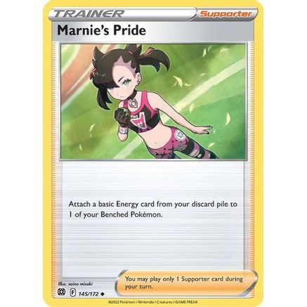 Marnie's Pride 145/172 - SWSH09 Brilliant Stars Reverse Holofoil